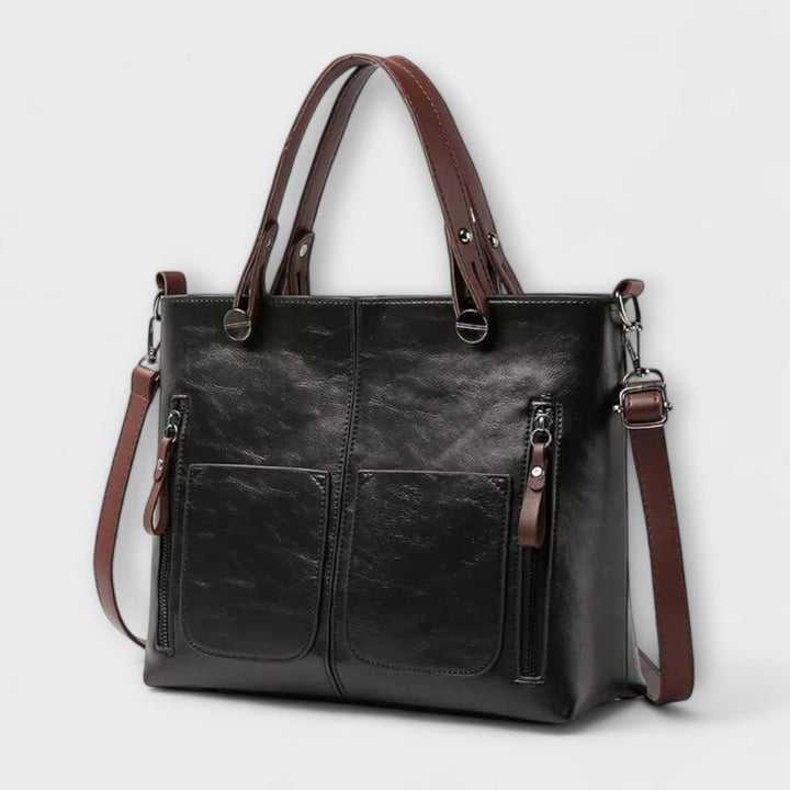 Everyday women's shoulder bag, structured, versatile, and a chic fashion accessory for all seasons.