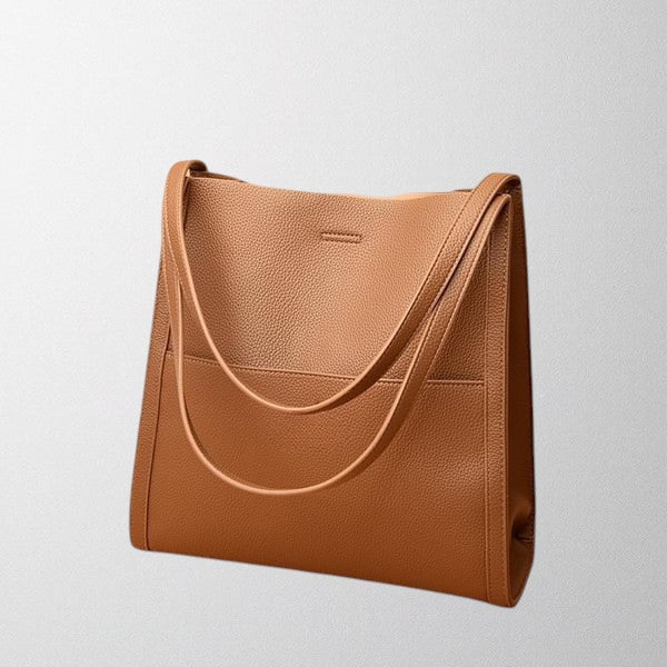 Women's genuine leather shoulder bag in classic style, perfect everyday crossbody handbag