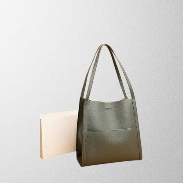 Stylish women's leather shoulder bag with adjustable strap, ideal for daily use