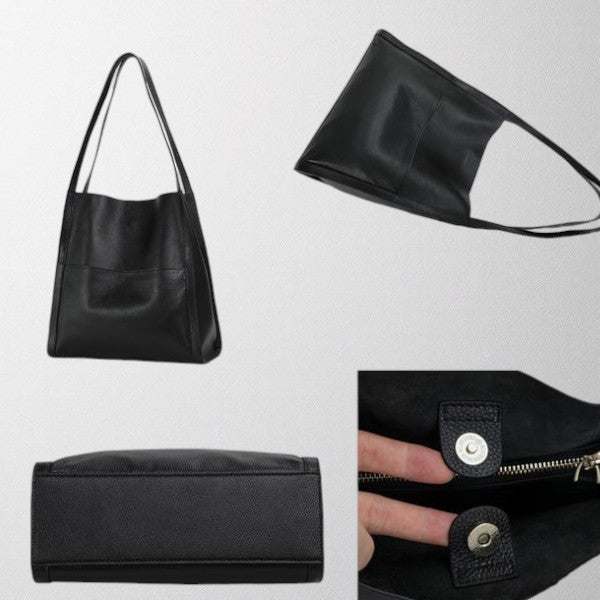 High-quality women's leather shoulder bag, great as an everyday crossbody accessory