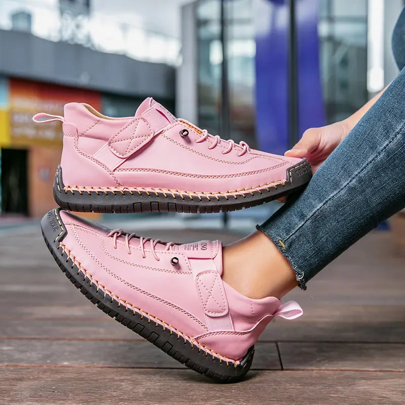 Women's blue breathable sneakers with orthopedic support, perfect for daily wear