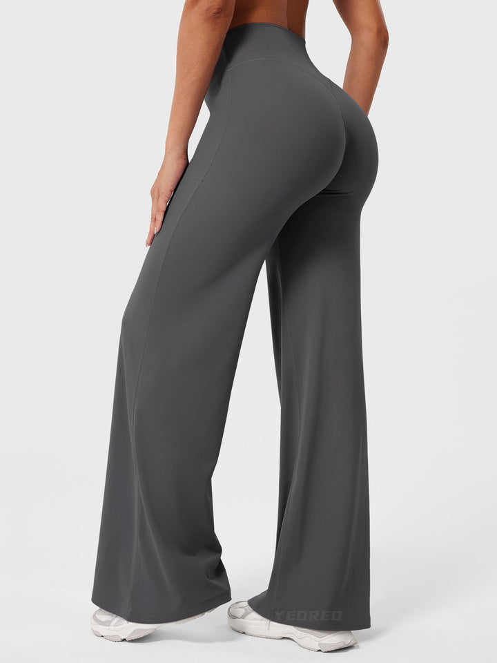 Fashion-forward women's high waist flared pants, summer casual, comfortable and versatile