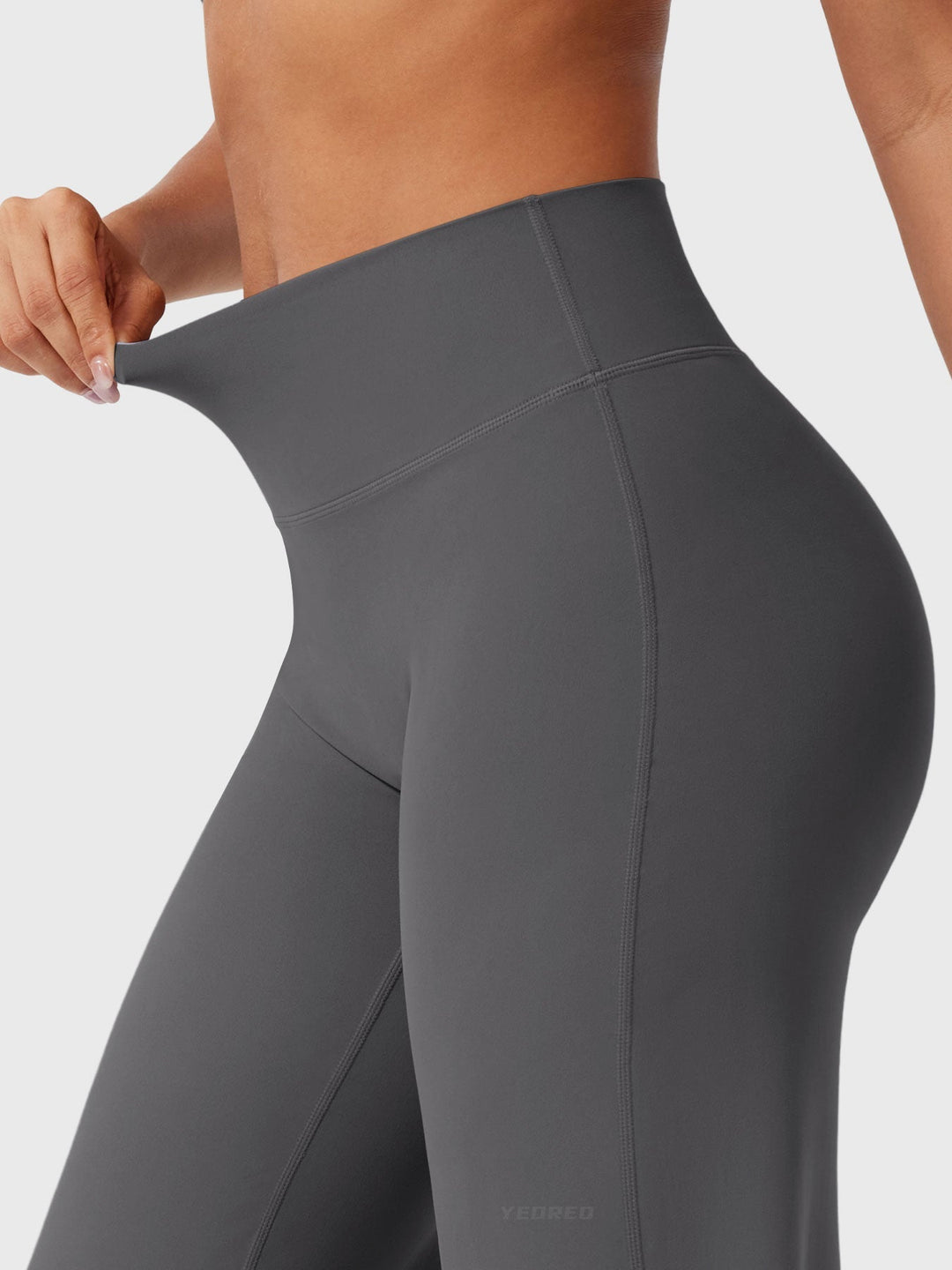 Women's trendy high waist flared pants, perfect for summer casual, comfortable versatile