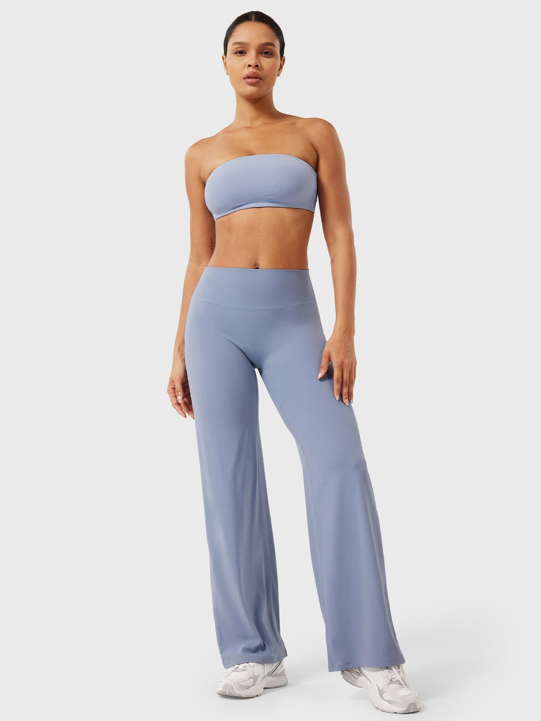 Women's high waist flared pants, suitable for day and night, summer casual versatile