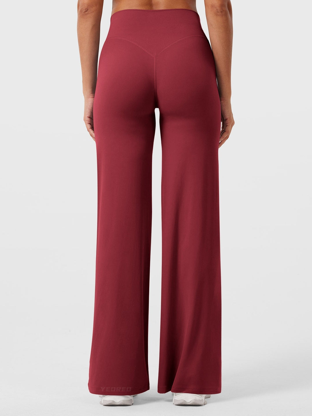 Chic women's high waist flared pants, summer fashion, comfortable versatile statement piece