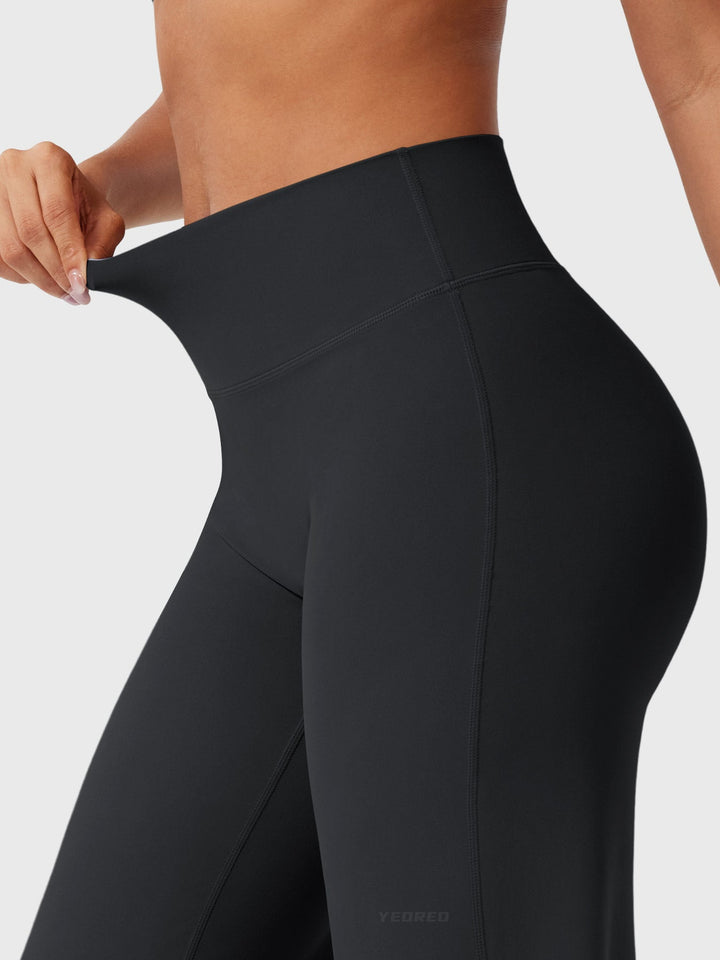 Women's summer collection, high waist flared pants, casual fashion, comfortable versatile bottoms