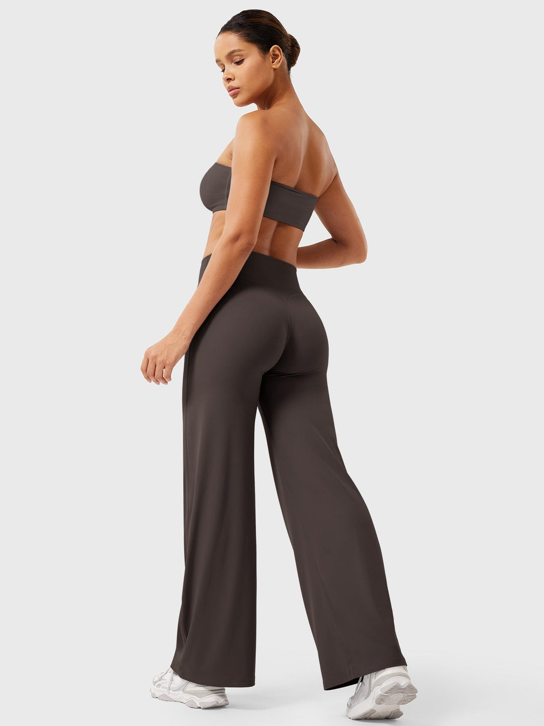 Women's high waist flared pants, suitable for a date night, summer, comfortable versatile