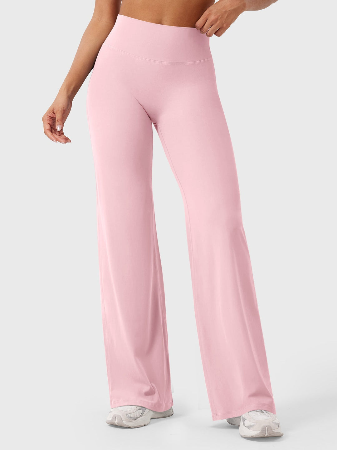 Women's high waist flared pants, with a relaxed fit, summer casual, comfortable versatile