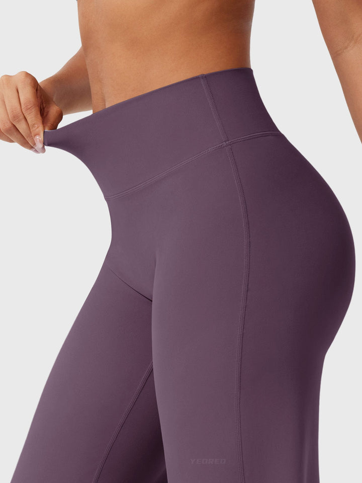 Women's high waist flared pants, vibrant color, summer casual, comfortable versatile bold fashion