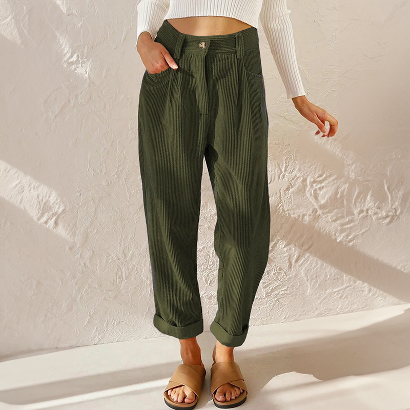 Relaxed fit high waist wide leg pants for women, a versatile and comfortable summer piece.