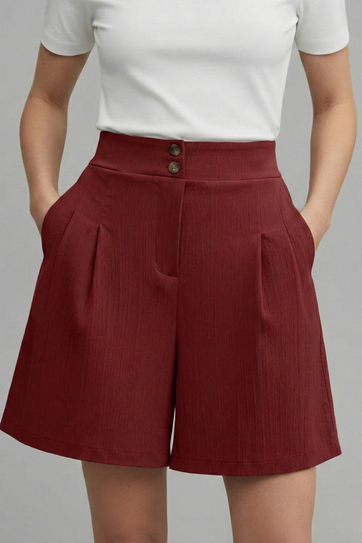 Women's high waist wide leg shorts, an ideal addition to any summer outfit for effortless style.