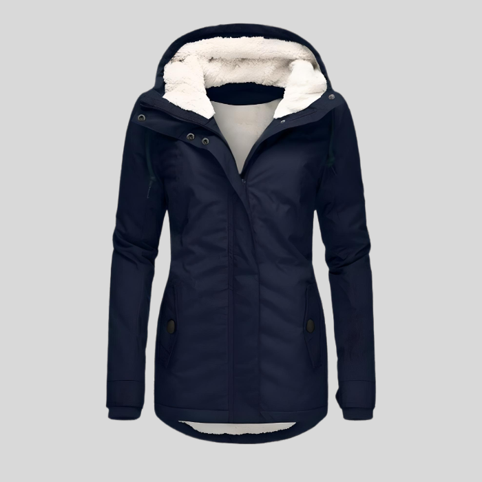 Lightweight waterproof hooded jacket for women, designed for ultimate protection in wet conditions.