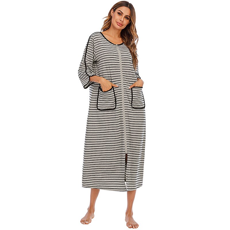 Cozy hooded zip-up loungewear for women, featuring soft fleece fabric and front pockets