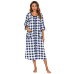 Blue Checkered