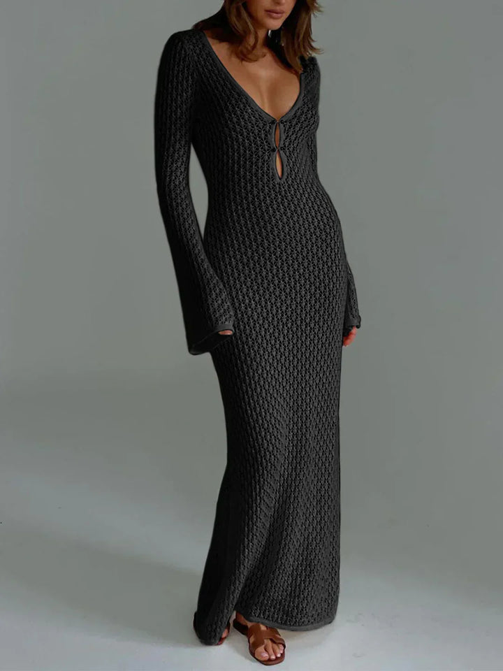 Lightweight women's beach cover-up dress, a must-have for summer vacation, poolside, and beach days.