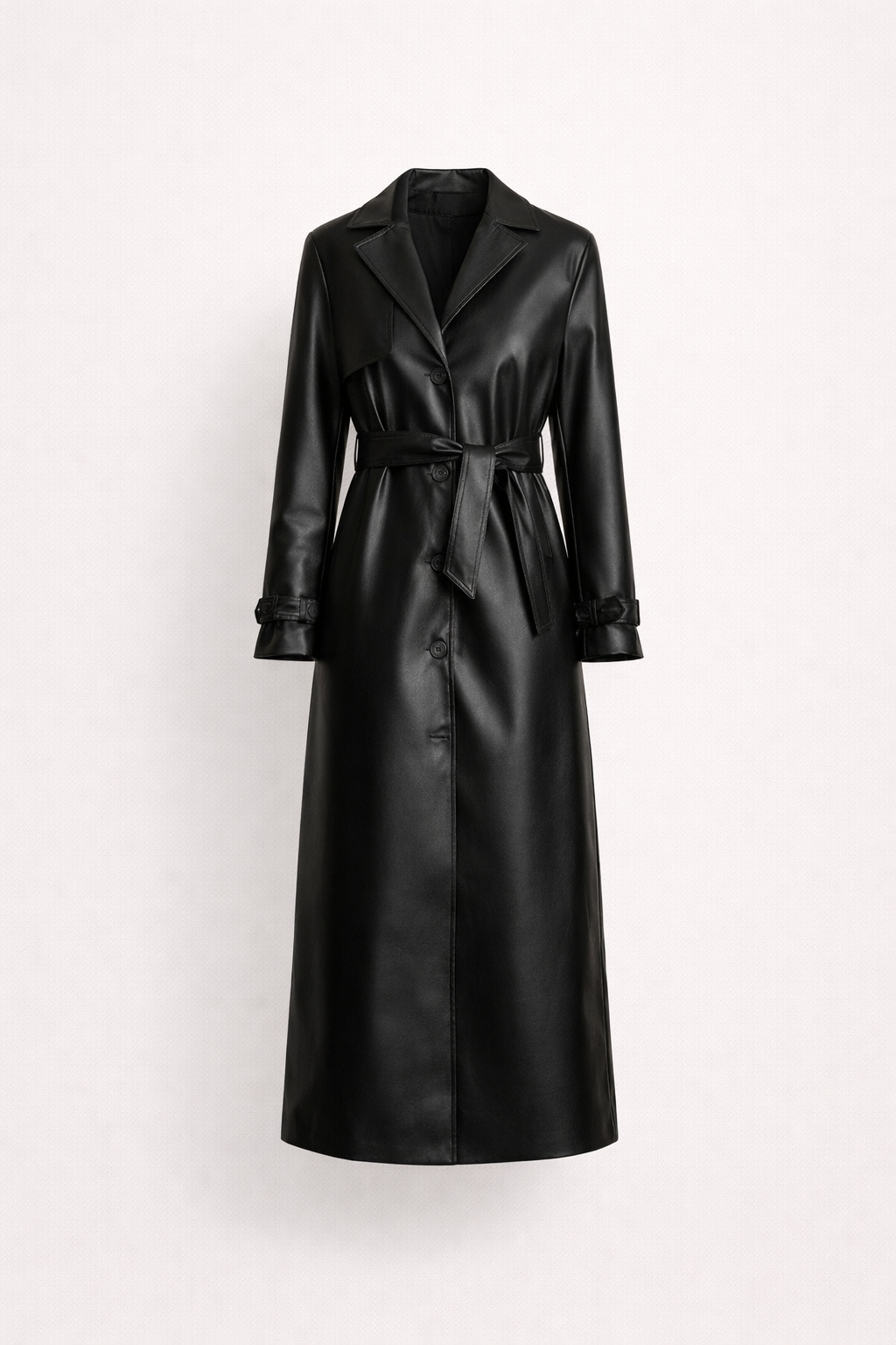 Chic button-up women's lightweight jacket with a stylish belt, perfect for summer outerwear.