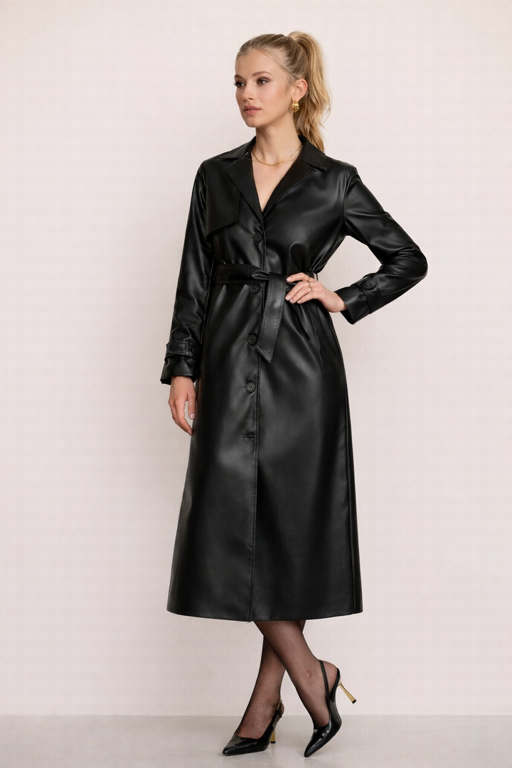 Breathable women's lightweight summer jacket, elegant belted design, stylish for warm weather.
