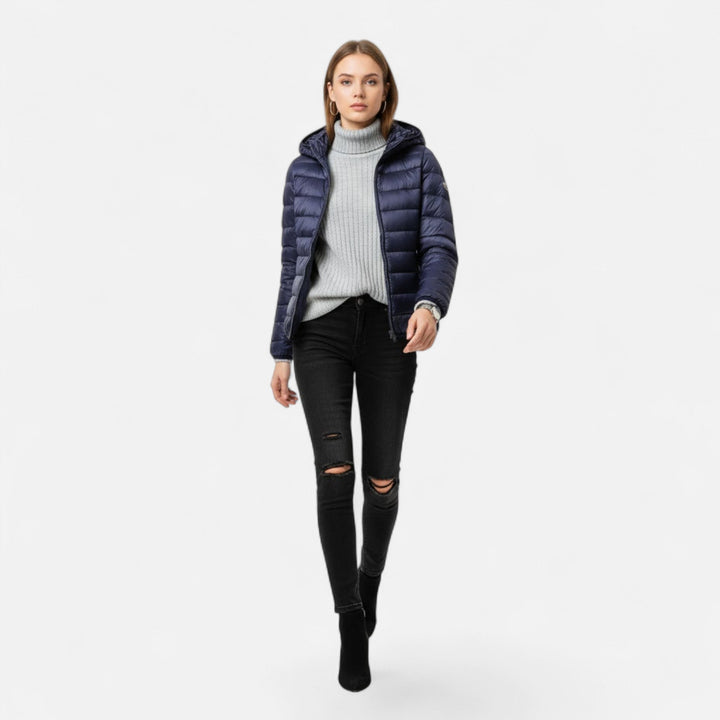 Women's everyday insulated jacket, warm & lightweight, great for autumn winter outerwear.