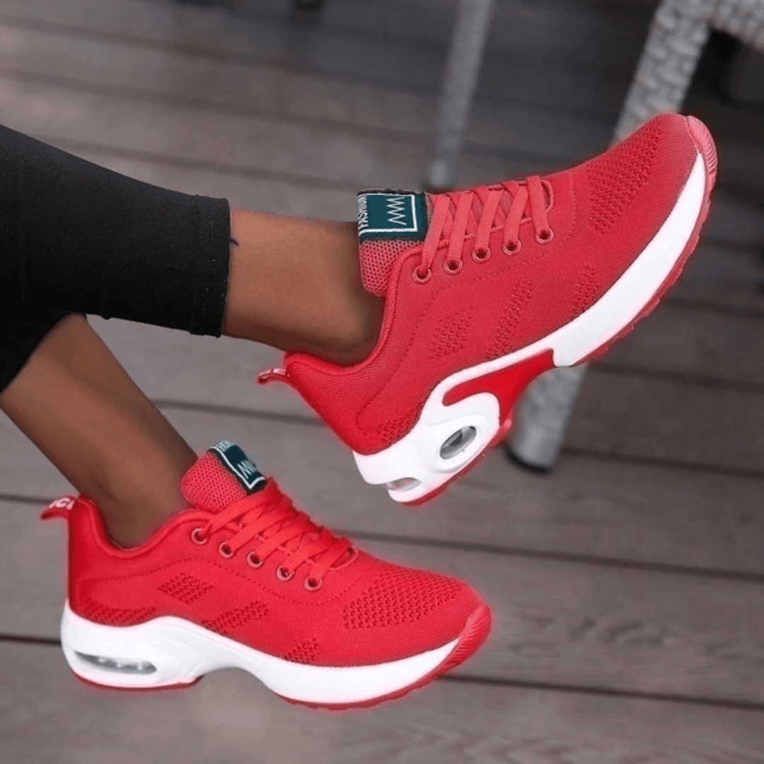 Lightweight women's running & walking shoes with breathable mesh. Supportive orthopedic design for comfort.