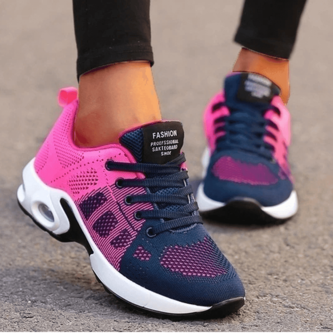 Women's comfort sneakers: lightweight, orthopedic design for running & walking. Ultimate support for active feet.