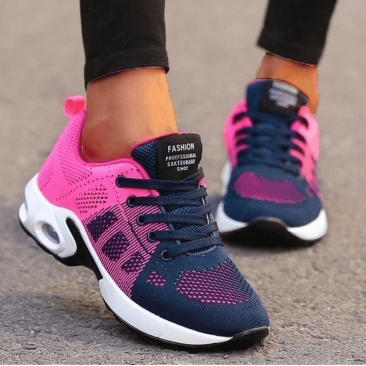 Women's comfort sneakers: lightweight, orthopedic design for running & walking. Ultimate support for active feet.