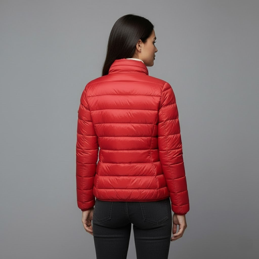 Lightweight women's padded jacket, providing warmth for everyday casual wear