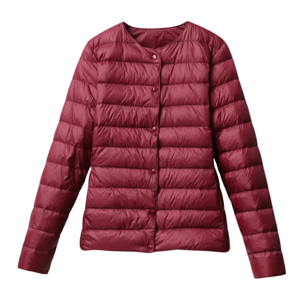Multicolor lightweight quilted jacket for women, a comfortable and stylish spring outerwear option
