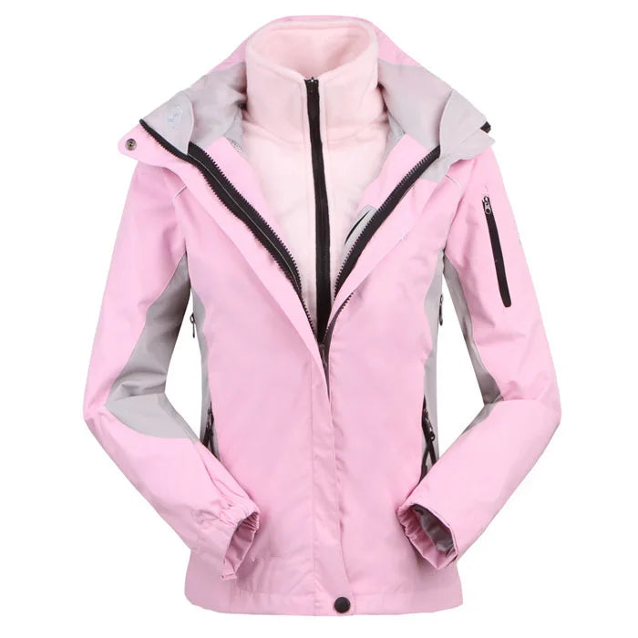 Model running in a windbreaker, highlighting the athletic jacket's flexibility and lightweight waterproof features.