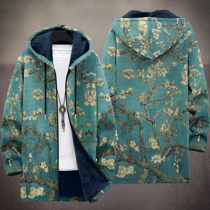 Comfort wear women's knit cardigan with artistic design, ideal for a stylish and cozy look