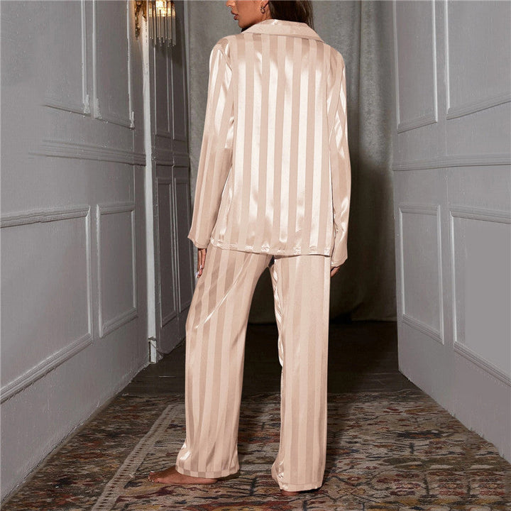 Elegant women's loungewear set for ultimate comfort. Relaxed fit nightwear.