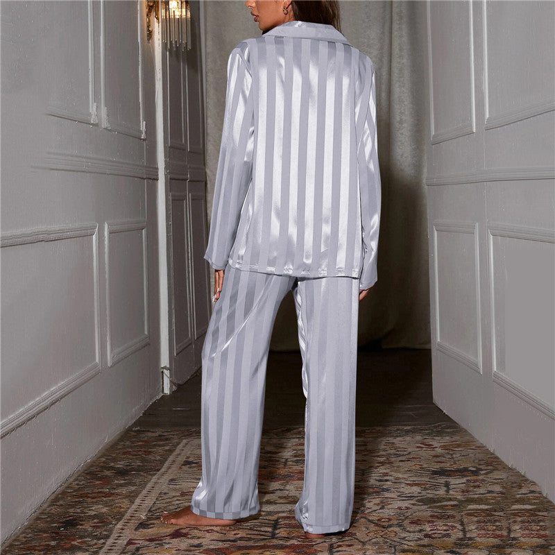 Fashionable women's pajama set, combining luxury, comfort & elegant style.