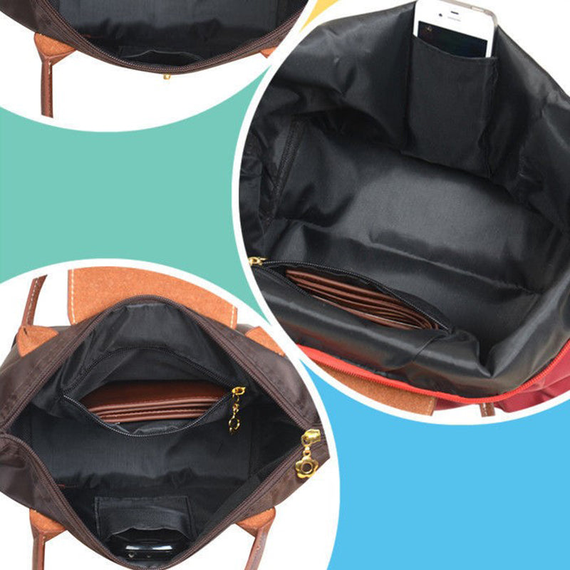 Modern women's luxury shoulder tote bag, spacious & stylish with secure zipper, perfect everyday fashion accessory.