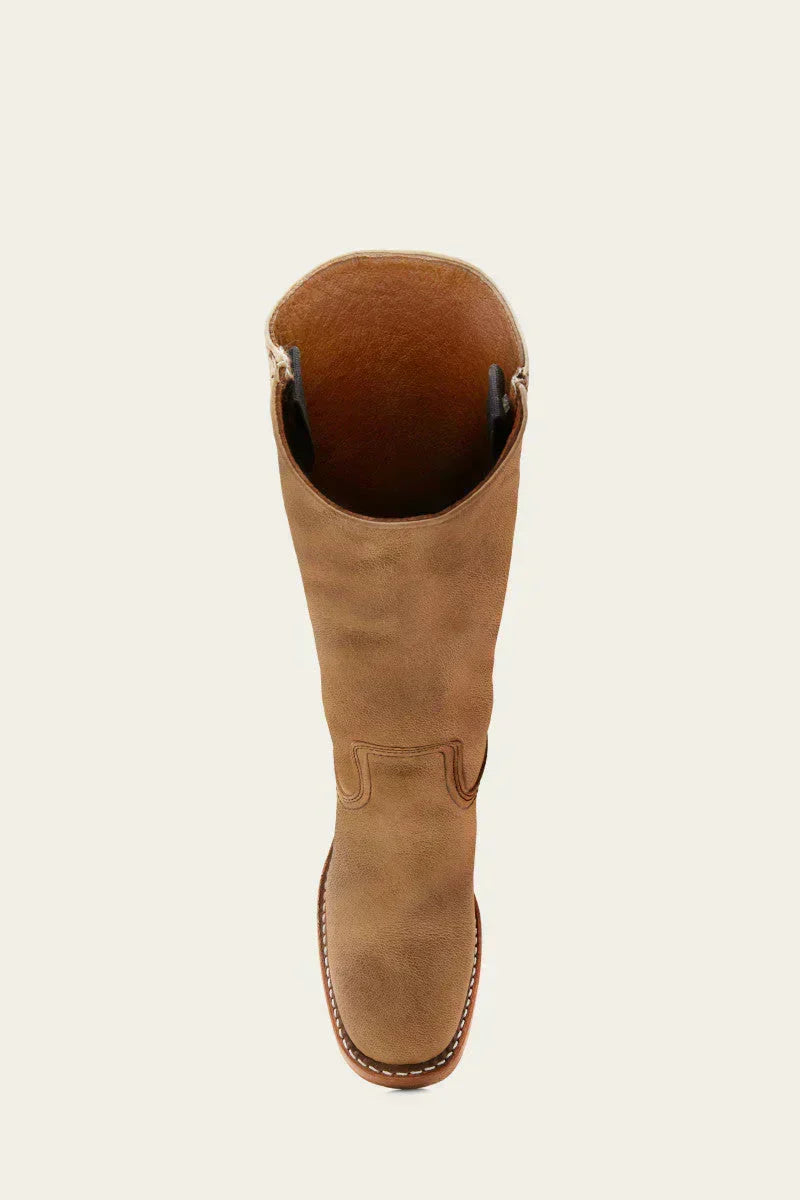 Women's mid-calf block heel boots. Closed toe design offers comfort & style for fall/winter fashion.
