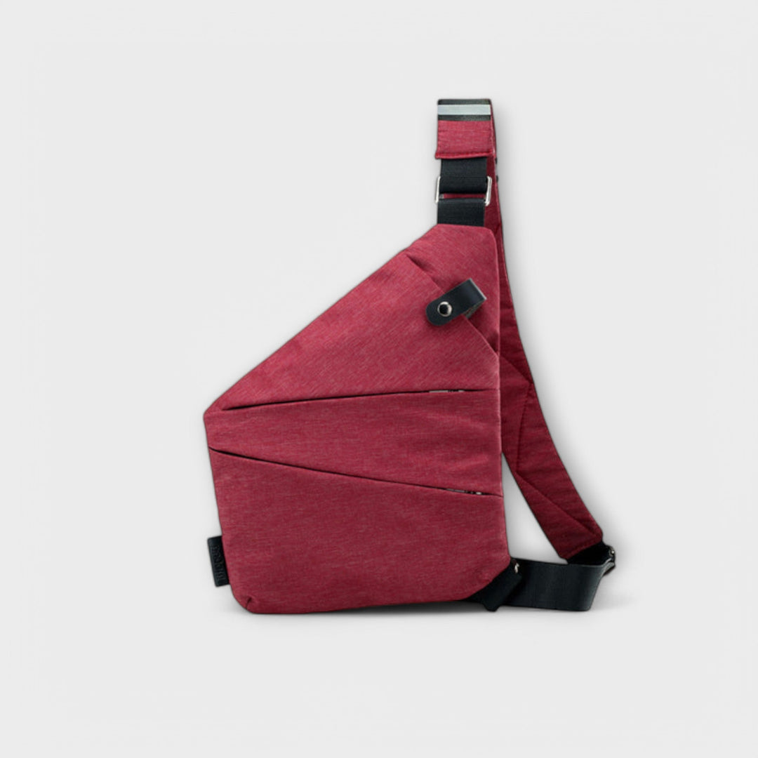 Versatile women's shoulder bag in navy blue, ideal travel bag with multiple pockets