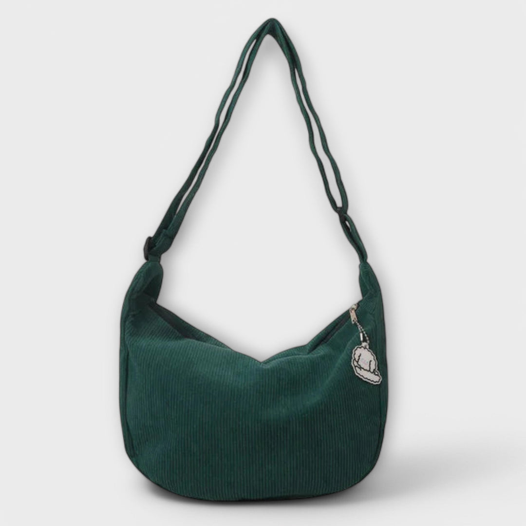Elegant women's modern shoulder bag in a sophisticated curved style, great fashion accessory