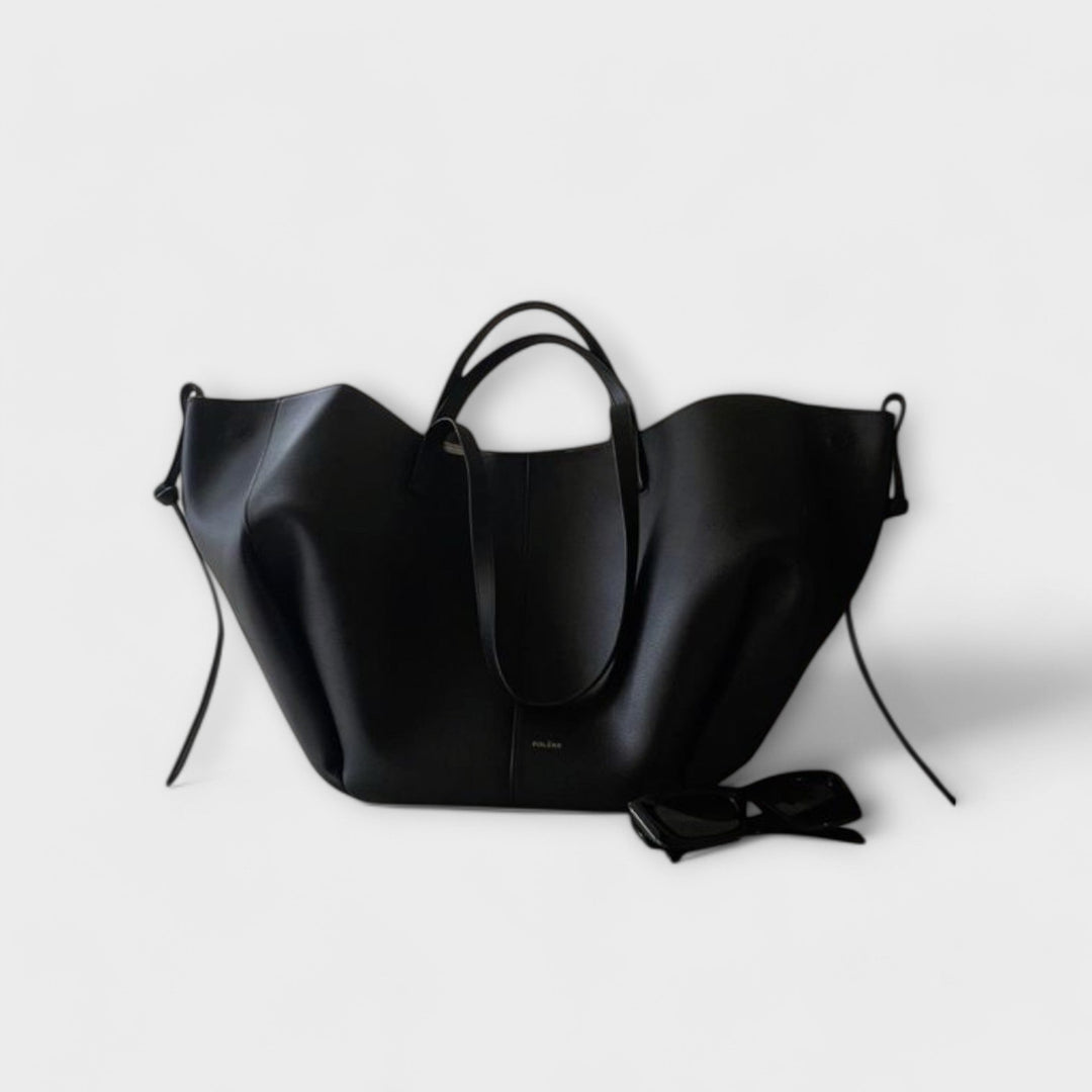 Pink women's spacious everyday handbag, a trendy modern purse and fashion accessory