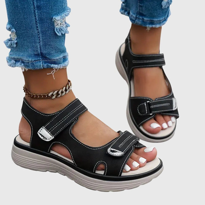 Stylish summer women's orthopaedic sandals, providing essential foot comfort & pain relief.