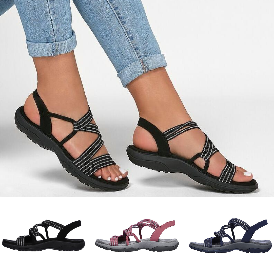 Versatile women's strap sandals, orthopaedic & open-toe for casual and chic summer style.