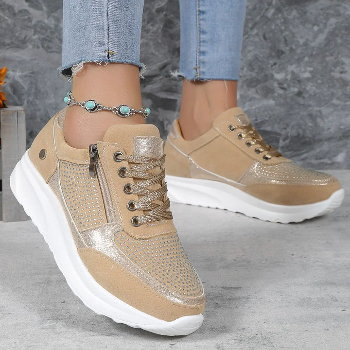 Women's orthopedic shoes: wide toe box, arch support, bunion relief, comfortable for daily wear.
