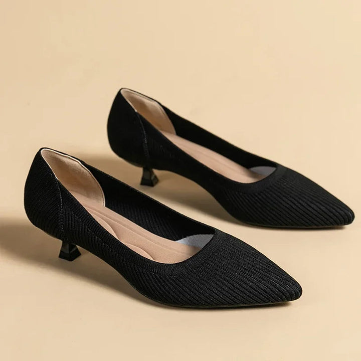 Comfortable & stylish women's heeled orthopedic sandals, elegant versatile footwear.
