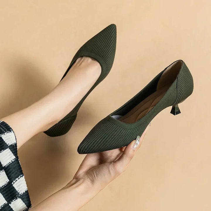 Elegant women's heeled orthopedic sandals, perfect for comfortable stylish walking.