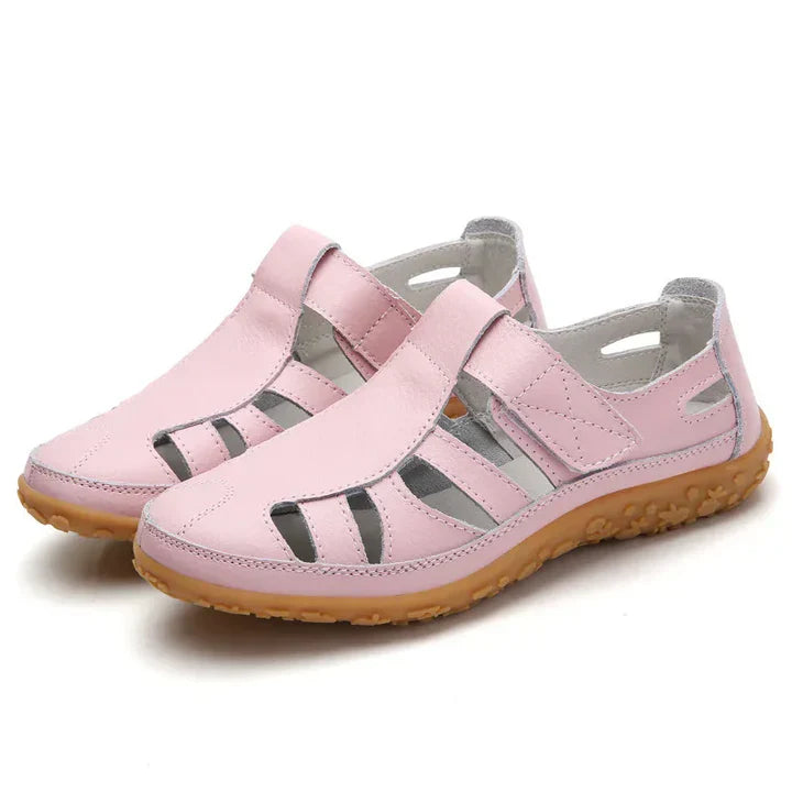 Versatile women's orthopedic sandals, adjustable straps, anti-slip sole for all-day comfort & support.