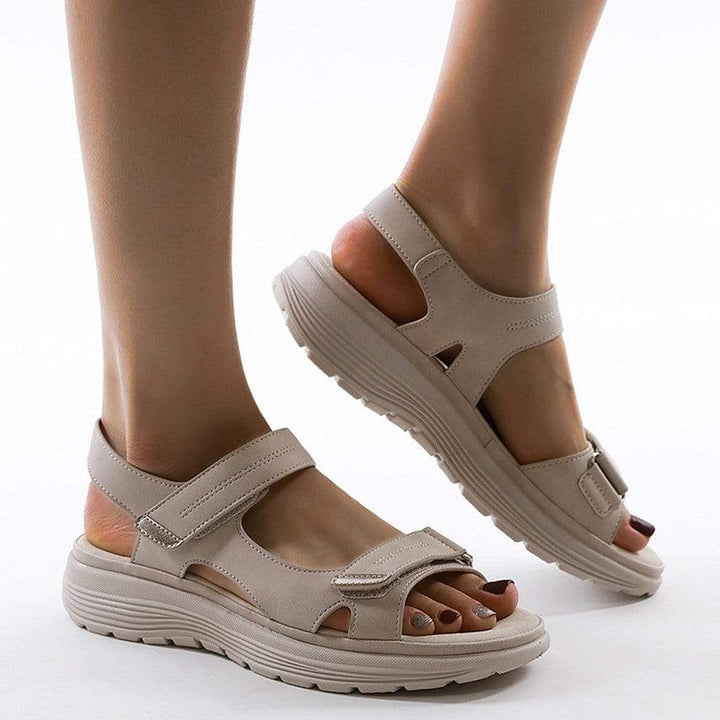 Women's stylish orthopedic sandals offering excellent arch support & all-day comfort.