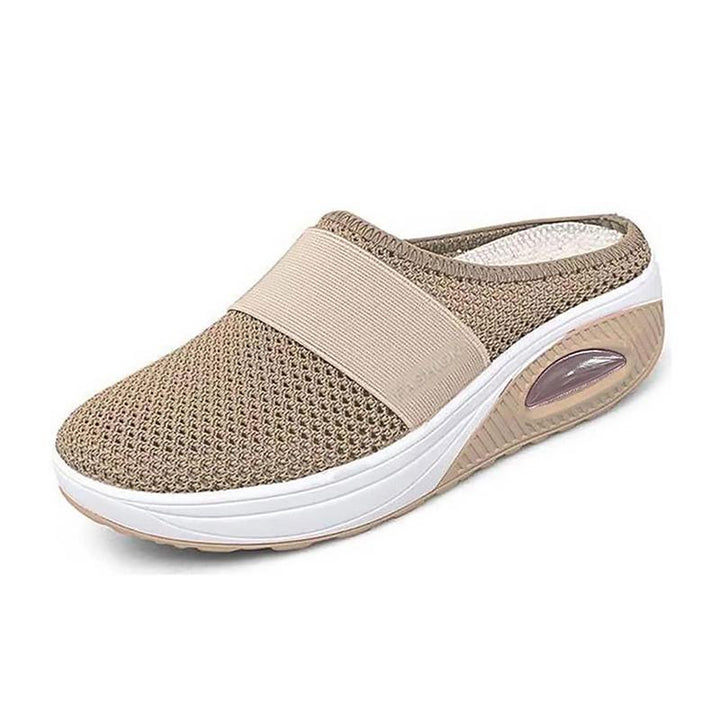 Durable women's orthopedic slip-on shoes, perfect for daily wear with cushioned comfort.