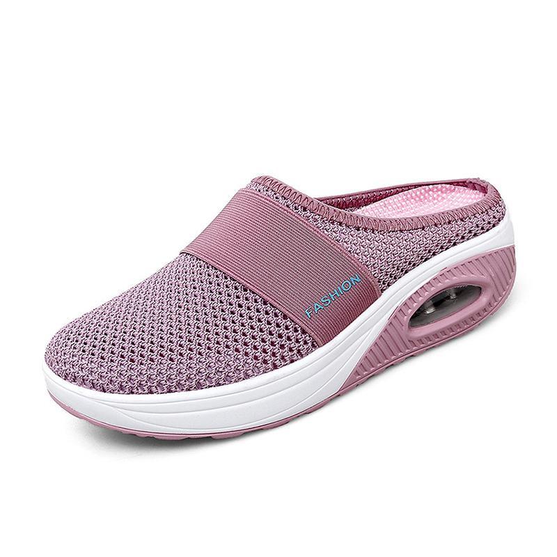 Smart casual women's slip-on orthopedic shoes, featuring air cushion for arch and foot comfort.
