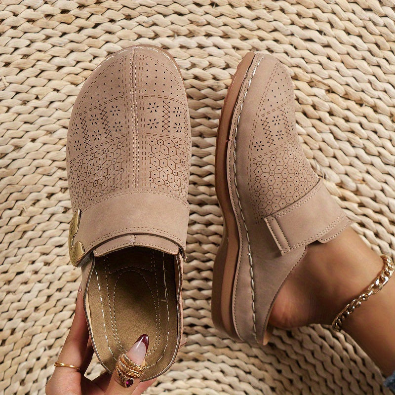 Indoor women's orthopedic arch support slippers, designed for comfortable foot relief with a non-slip sole.
