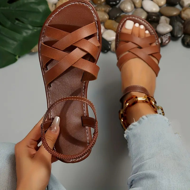 Adjustable strap orthopedic sandals for women offering secure fit, superior comfort, & foot pain relief.
