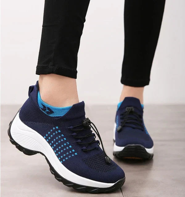 Therapeutic women's orthotic shoes, providing essential arch support for plantar fasciitis & comfort.