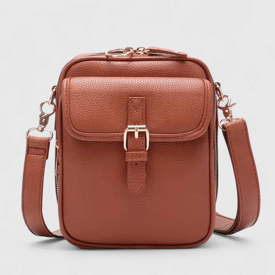 Women's practical everyday shoulder bag in a neutral tone, ideal for spring and summer fashion.