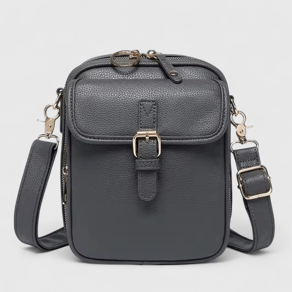 Versatile women's shoulder bag shown with ample storage, perfect for daily essentials and fashion.
